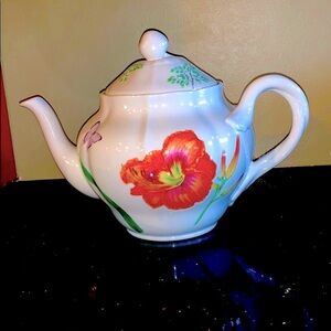 SPODE English Floral Teapot vintage style bone china posh teatime NEW 🫖